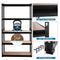 PACHIRA E-COMMERCE GARAGE STORAGE SHELVES, 35.43"W X 15.75"D X 72"H - BLACK - Like New