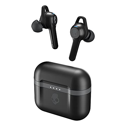 SKULLCANDY INDY EVO IN-EAR WIRELESS EARBUDS 30 HR BATTERY S1LVW - TRUE BLACK - Like New