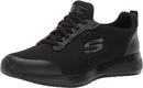 77222 Skechers Work Relaxed Fit: Squad SR Women's Black Size 11 Like New