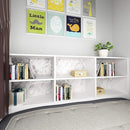 ZIBRWUON Glossy Marble Contact Paper Grey-White Peel and Stick Wallpaper - Brand New