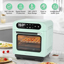 SECURA MULTIFUNCTION AIR FRYER STEAM OVEN 13QT COMPACT OVEN MINT GREEN - Like New