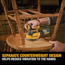 DEWALT ORBITAL SANDER 5 INCH PALM SANDER TOOL 12,000 OPM (DWE6421) - YELLOW - Like New