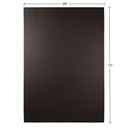 VEVOR WAKEMAN LARGE YOGA MAT 6’X4’ 8MM THICK NON-SLIP WIDE EXERCISE MAT - BLACK - Brand New