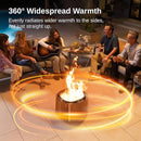 EAST OAK Fire Pit Smokeless 21'' Wood Burning WFP22001 - Stainless Steel - Like New