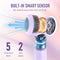 USKOWO HAIR DRYER, BLOW DRYER WITH DIFFUSER,1600W HIGH SPEED DRYING - PURPLE - Like New