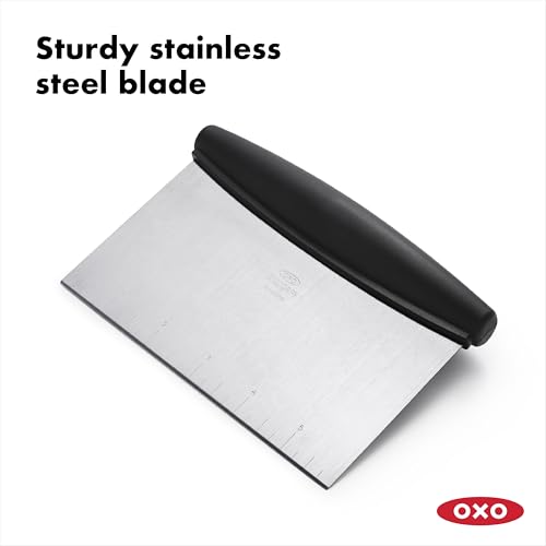 OXO GOOD GRIPS 73281 OXO GOOD GRIPS STAINLESS STEEL BENCH SCRAPER - STEEL - Like New