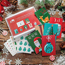 BND-CHRCARDENV-36P, Christmas Cards, 36 Pack Blank Greeting Cards, Vertical - Brand New