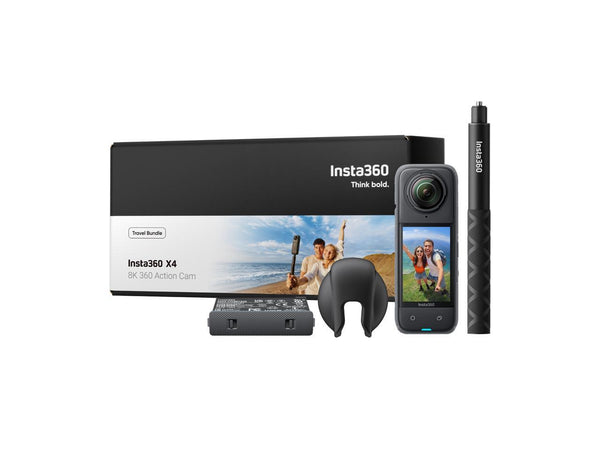 Insta360 X4 8K 360 Action Camera, Travel Bundle