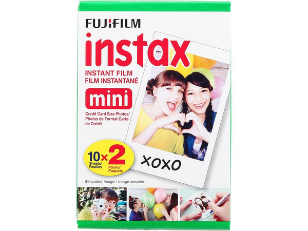 FUJIFILM 16437396 Instax Mini Instant Daylight Film, Twin Pack, 20 Exposures,