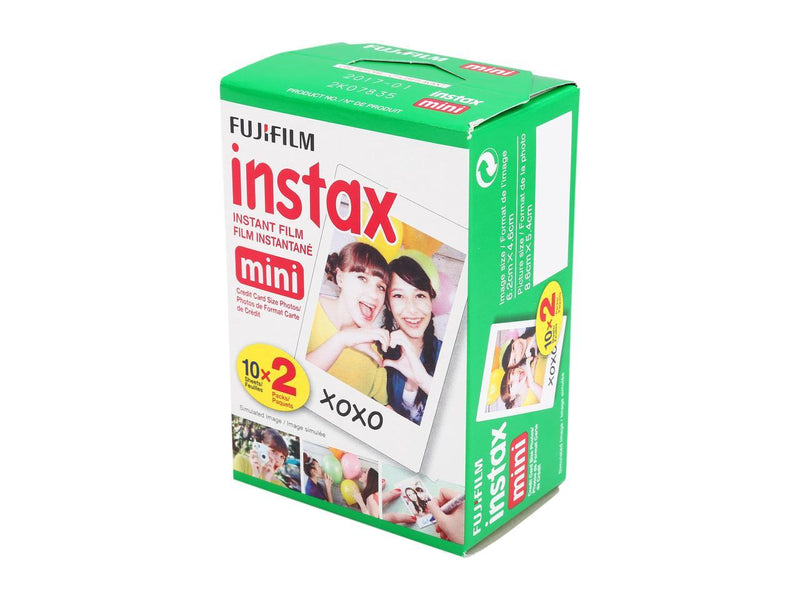 FUJIFILM 16437396 Instax Mini Instant Daylight Film, Twin Pack, 20 Exposures,