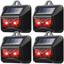 KITTMIP 4 PACK CONTROL LIGHT NOCTURNAL ANIMAL REPELLER SR-4SKL-P753 - BLACK - Like New