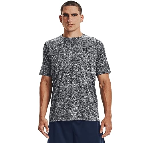 ‎Under Armour Men's Tech 2.0 Short Sleeve T-Shirt Steel Gray/Black XL - Brand New