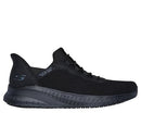 200254 Skechers MEN HANDS FREE SLIP INS SQUAD CHAOS STIVIG SIZE 8 BLACK - Brand New