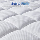 MATBEBY Bedding Quilted Fitted King Mattress Pad Cooling Breathable Fluffy Soft - Like New