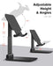 Anozer Tablet Stand Foldable & Adjustable, Portable Monitor Stand 5.55 * 3.94" - Brand New