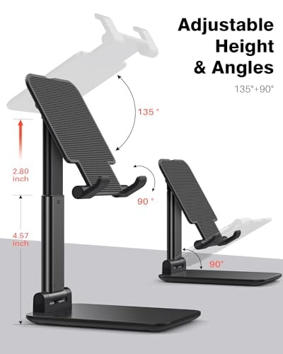 Anozer Tablet Stand Foldable & Adjustable, Portable Monitor Stand 5.55 * 3.94" - Brand New
