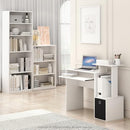 FURINNO Jaya Book Shelf 5-Tier Bookshelf Adjustable Shelves 14110R1WH - White - Like New