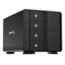 SABRENT 4-BAY USB 3.2 GEN 2 SATA DOCKING HDD/SSD 10GBPS USB-C NO RAID DS-SC4B - Like New