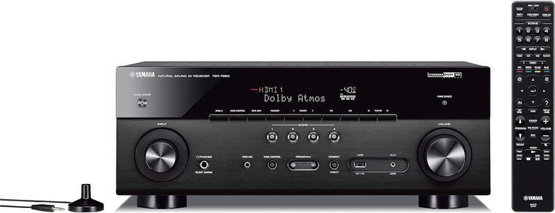 YAMAHA TSR-7850R 7.2CH Dolby Atmos DTS Wi-Fi BT 4K Receiver - - Scratch & Dent