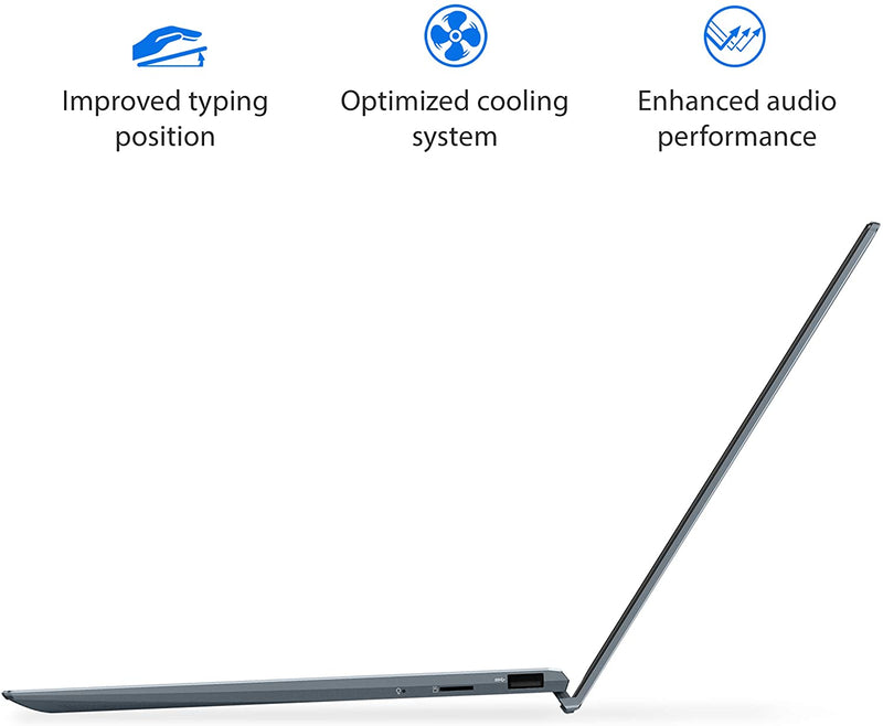 ASUS ZenBook 13 13.3” FHD i7-1165G7 16 1TB SSD Pine Grey UX325EA-AH77 Like New