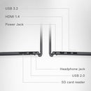 DELL INSPIRON 3520 LAPTOP 15.6" FHD I5-1235U 8GB 512GB SSD I3520-5117BLK-PUS - Like New