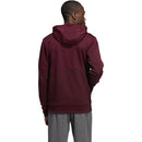 ADIDAS MENS TEAM ISSUE HOODIE - SIZE MEN L - TEAM COLLEGIATE BURGUNDY/WHITE - Like New