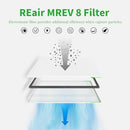 Reair 16X20X1 Air Filter MREV 8 Washable & Reusable Air Filter RA1620 - Black - Like New