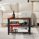 /N Industrial Style Shoe Changing Stool 3-Layer Shoe Rack Bench, 2 Mesh Racks - Brand New