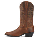 ARIAT WOMEN'S HERITAGE WESTERN R TOE COWBOY BOOT - SIZE: 8 DISTRRESSED BROWN - Like New