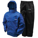 FROGG TOGGS Men's Classic 3-Layer Waterproof Breathable Suit SM - Blue/Black - Brand New