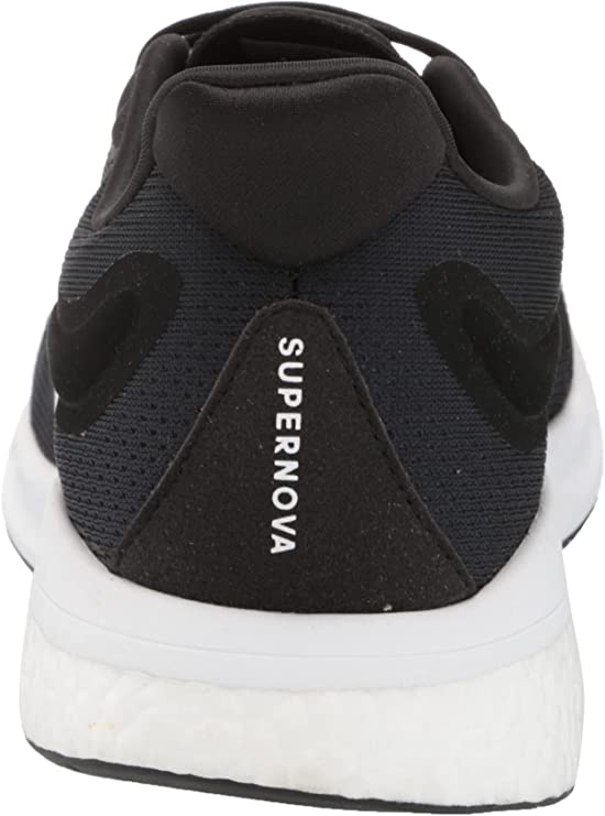 Adidas Men's Supernova Trail Running Shoe Black/White/Halo Silver Size 9 Like New