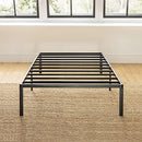 BEST PRICE MATTRESS 14 INCH SIMPLY STURDY METAL PLATFORM BED TWIN - BLACK - Like New
