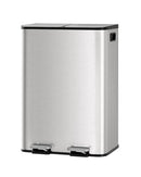 PRECISIONAUTO DUAL 'N' CAN STEP-ON GARBAGE bin SOFT-CLOSE LID PHK-33UVUTRT - Brand New