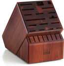 Cooks Standard Acacia wood Knife Block Holder, 25 Slot X-Large - ACACIA BROWN - Like New