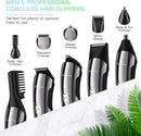 Brightup Beard Trimmer for Men IPX7 Waterproof Grooming Kit - Black/Silver - Like New