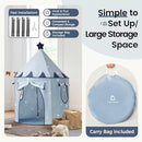 TINY LAND KIDS PLAY TENT POP-UP CUTE TODDLER TENTS PORTABLE BABY TENT BLUE - Brand New