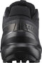 SALOMON MEN'S SPEEDCROSS 6 SNEAKER - SIZE: MEN 11.5 - BLACK/BLACK/PHANTOM - Like New