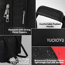 YUOIOYU SKI BOOT BAG SNOWBOARD BOOT BAG 2 CARRY WAYS COMPACT CL-SP002 - RED - Like New