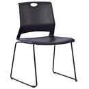 Sidanli Stacking Chairs Stackable Waiting Room Chairs Conference Room - Like New