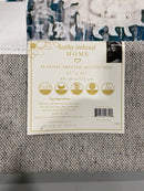KATHY IRELAND 27" X 45" INCHES FLANNEL WASHABLE RUG LATEX BACK - BLUE HERITAGE - Brand New