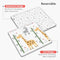 PIGLOG FOLDABLE BABY PLAY MAT 50X50 REVERSIBLE PORTABLE MAT FOR INFANTS GIRAFFE - Like New
