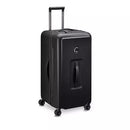 DELSEY PARIS T1123 POLYCARBONATE TURENNE 26” WHEELED TRUNK SUITCASE - BLACK - Like New