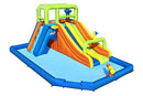 BESTWAY HTG H2OGO! 19'8" X 12'4" X 8'8" WILD TIDE MEGA WATER PARK (53368E) BLUE - Like New