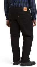 LEVI'S MEN'S 505 REGULAR FIT JEANS - SIZE 44X32 - BLACK - Brand New