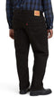 LEVI'S MEN'S 505 REGULAR FIT JEANS - SIZE 44X32 - BLACK - Brand New