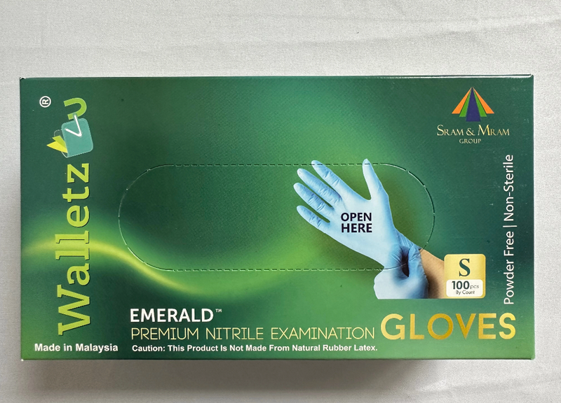 GENERIC NITRILE EXAMINATION POWDER FREE GLOVES SMALL 1000 COUNT - BLUE - Brand New