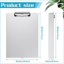 PerKoop 4 Pcs Aluminum Clipboard with Storage Folder Form Holder - B0C1CDR7CC - Brand New