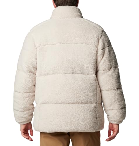 COLUMBIA MEN'S PUFFECT II SHERPA JACKET SIZE: MEN XL - DARK STONE - Like New