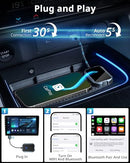 UBEESIZE WIRELESS CARPLAY ADAPTER (2025) SEAMLESS WIRELESS UPGRADE - BLACK - Brand New