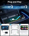 UBEESIZE WIRELESS CARPLAY ADAPTER (2025) SEAMLESS WIRELESS UPGRADE - BLACK - Brand New